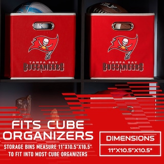 Foto 3 | Contenedor De Almacenamiento Franklin Sports Nfl Tampa Bay Buccaneers - Venta Internacional.