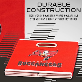 Foto 4 | Contenedor De Almacenamiento Franklin Sports Nfl Tampa Bay Buccaneers - Venta Internacional.