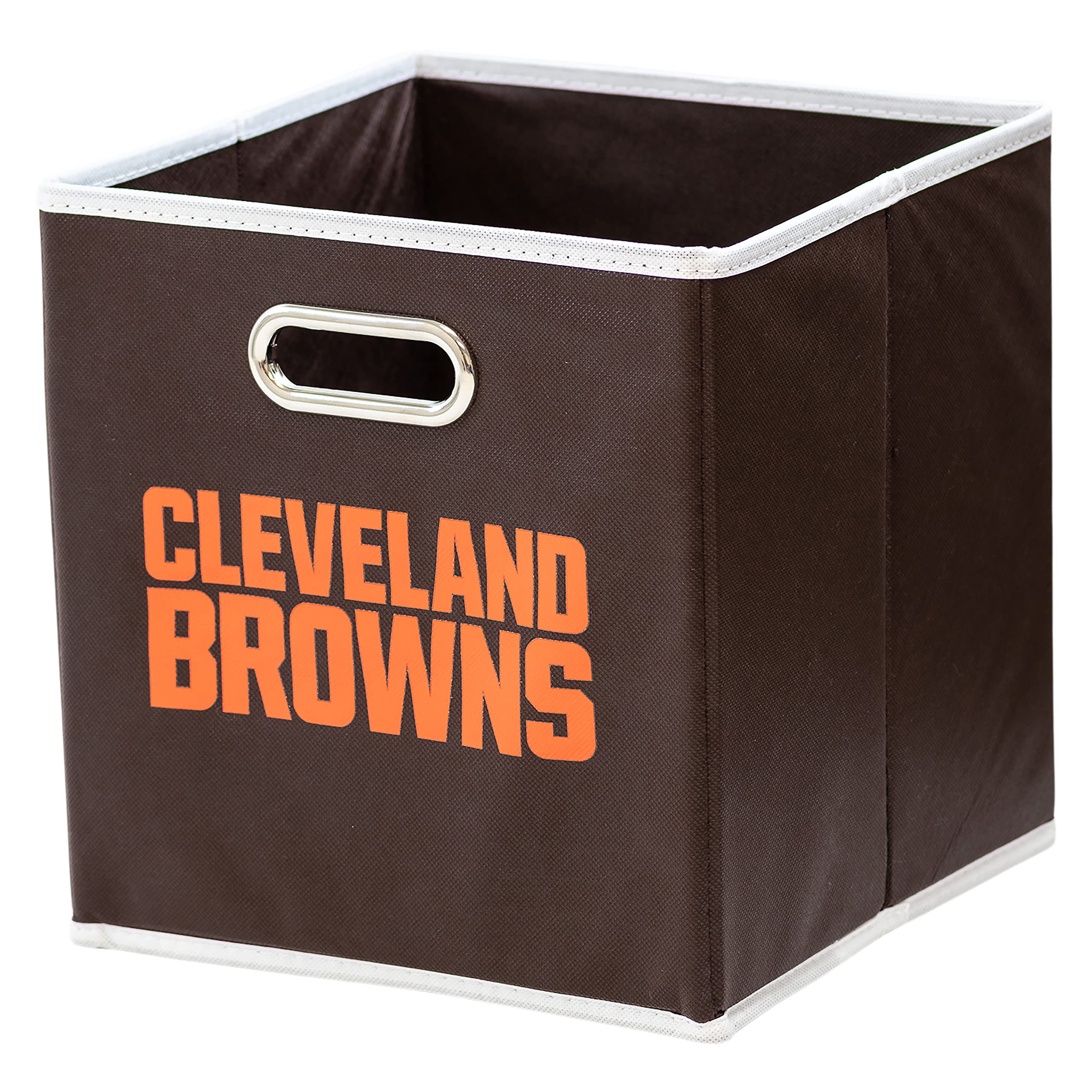Foto 2 pulgar | Cubo De Almacenamiento Plegable Franklin Sports Nfl Cleveland Browns - Venta Internacional.