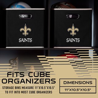 Foto 2 | Contenedor De Almacenamiento Franklin Sports Nfl New Orleans Saints - Venta Internacional.