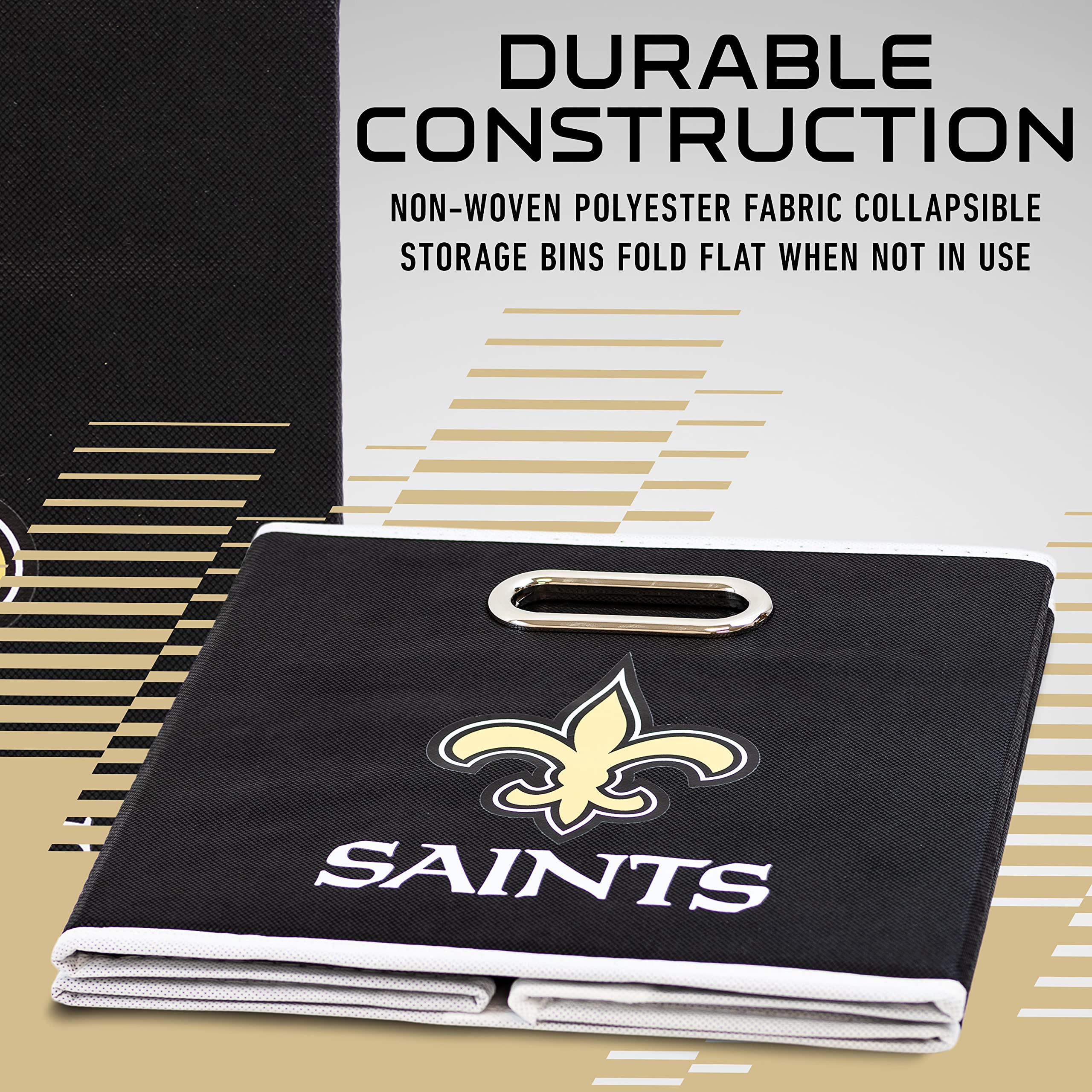 Foto 4 pulgar | Contenedor De Almacenamiento Franklin Sports Nfl New Orleans Saints - Venta Internacional.