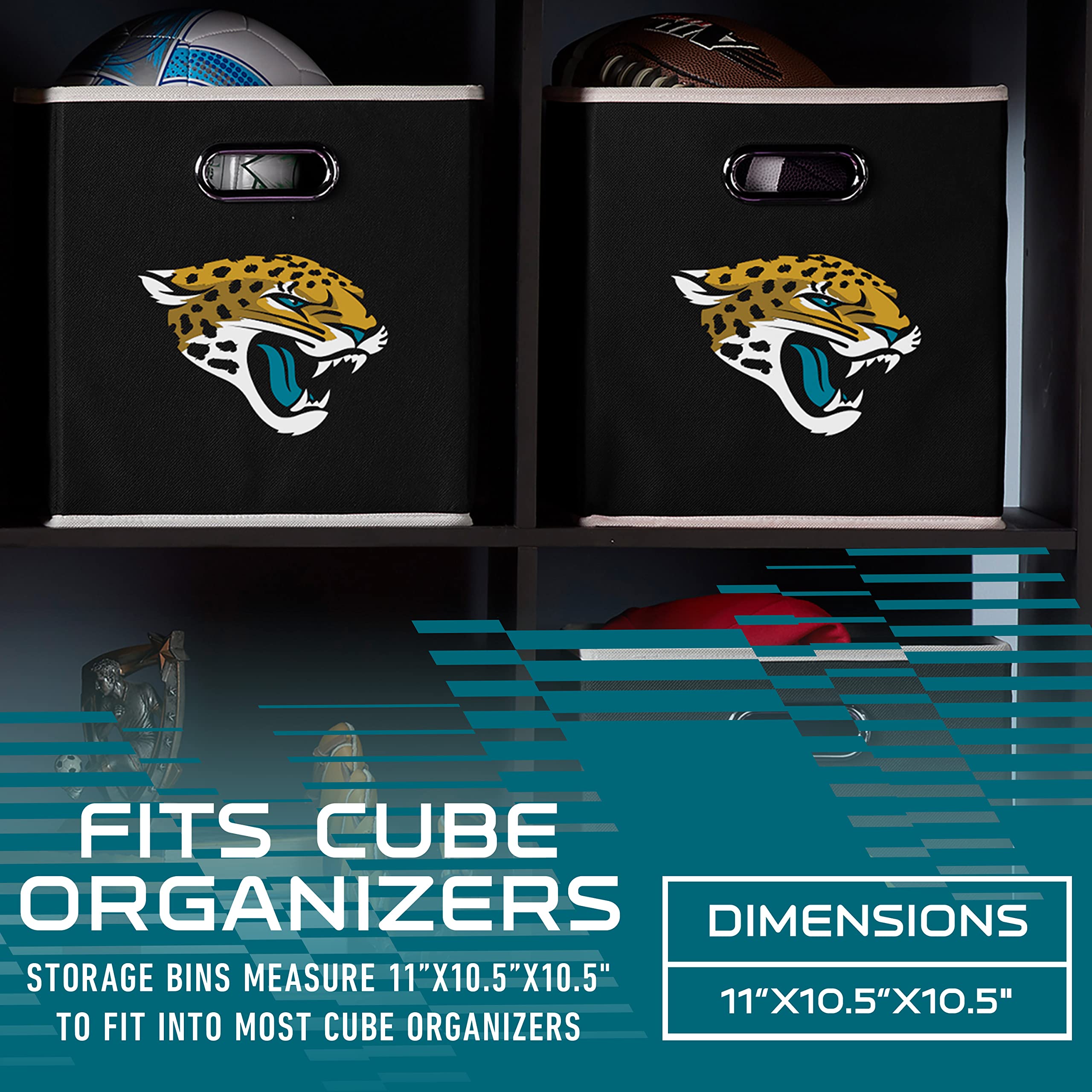 Foto 4 pulgar | Contenedor De Almacenamiento Franklin Sports Nfl Jacksonville Jaguars - Venta Internacional.