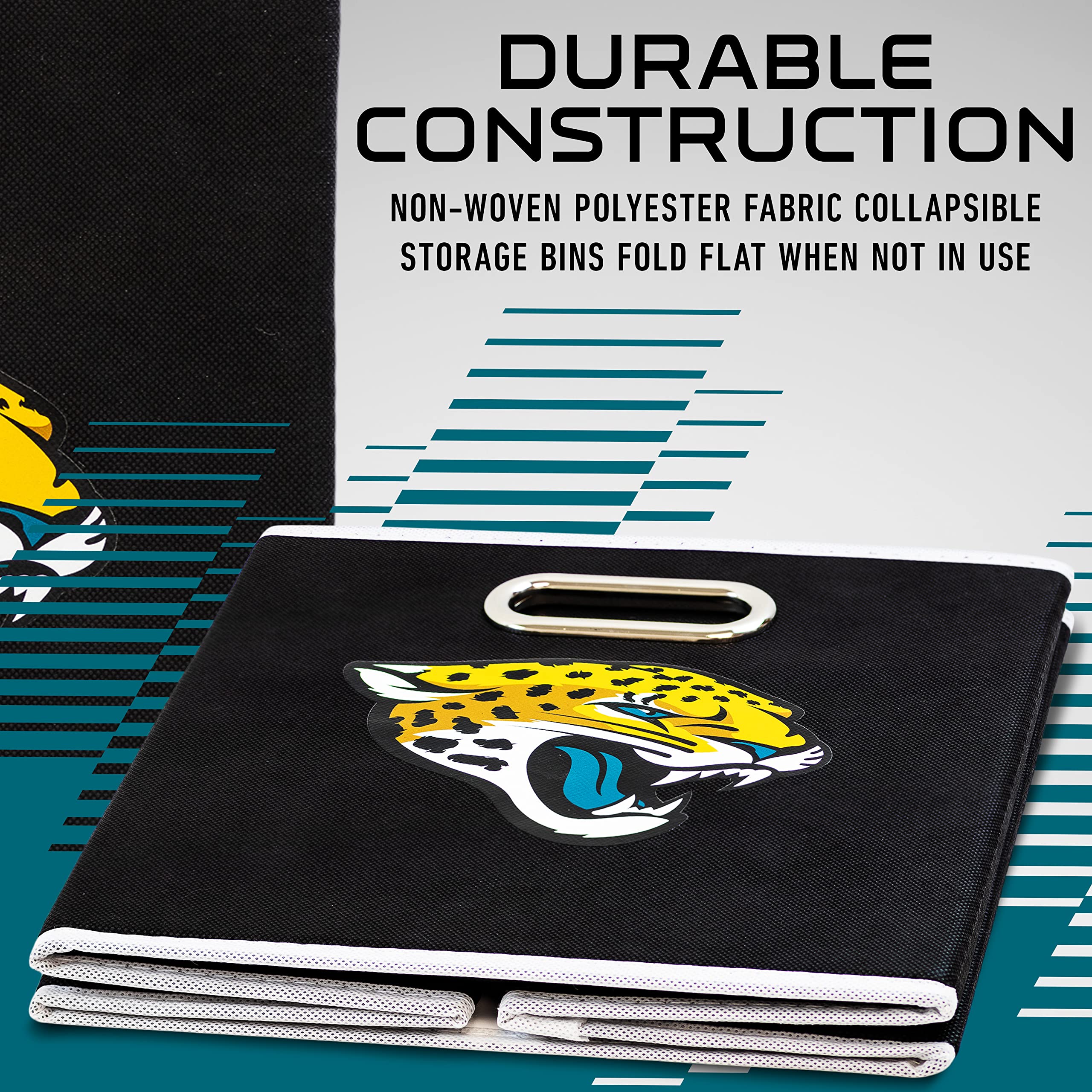 Foto 4 | Contenedor De Almacenamiento Franklin Sports Nfl Jacksonville Jaguars - Venta Internacional.