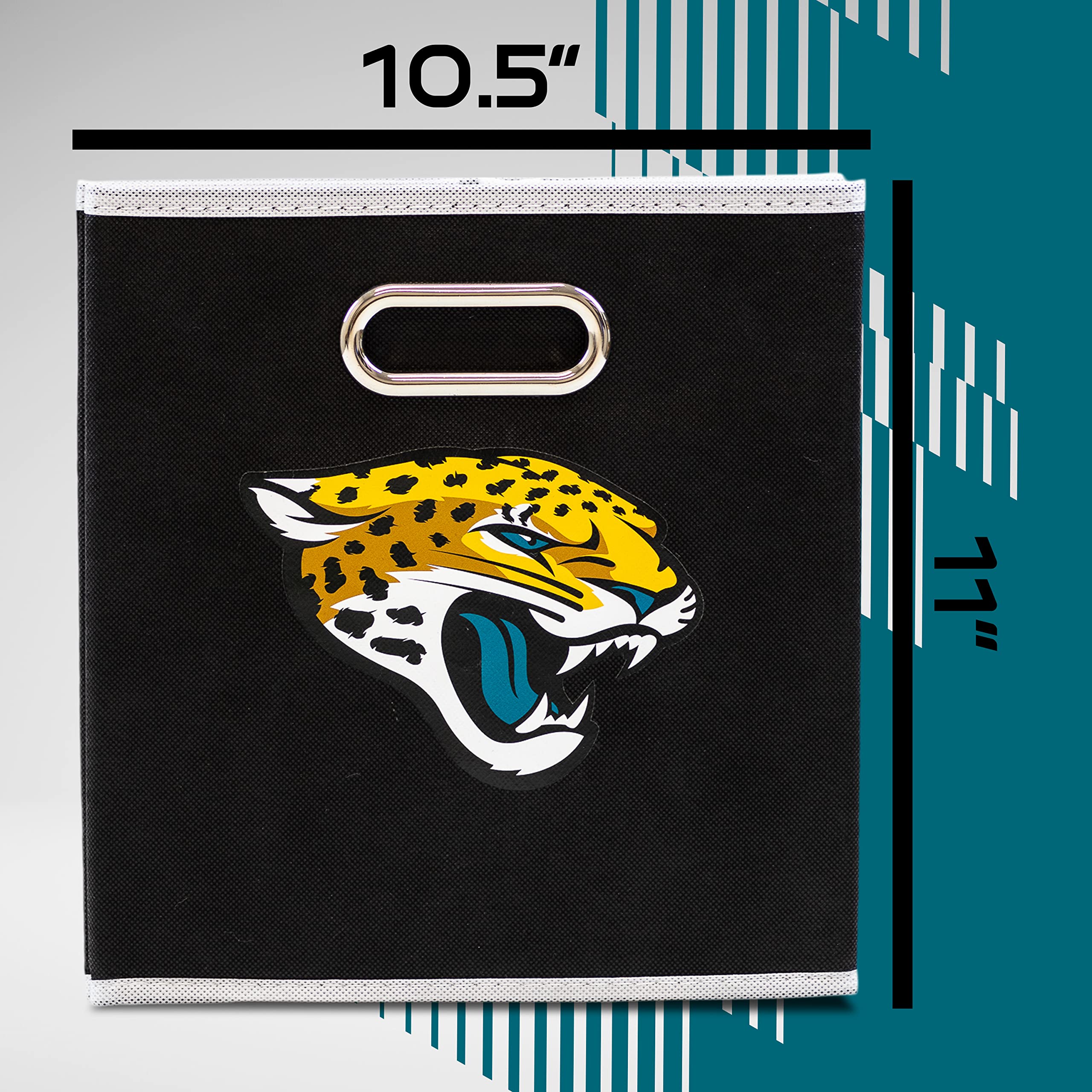 Foto 8 pulgar | Contenedor De Almacenamiento Franklin Sports Nfl Jacksonville Jaguars - Venta Internacional.