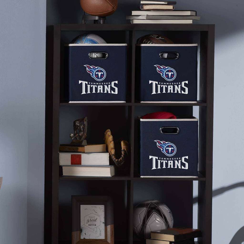 Foto 3 pulgar | Contenedor De Almacenamiento Franklin Sports Nfl Tennessee Titans - Venta Internacional.