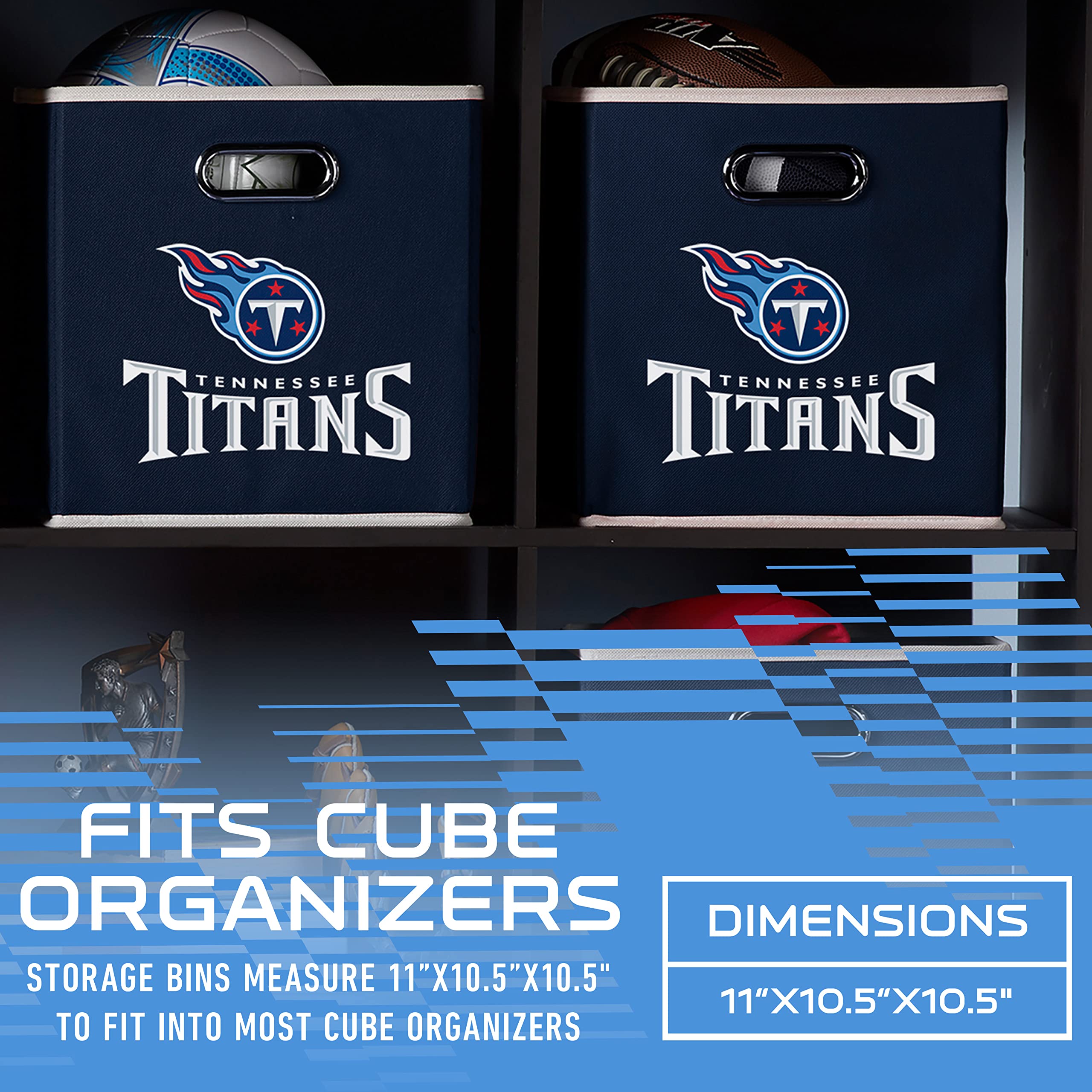 Foto 4 pulgar | Contenedor De Almacenamiento Franklin Sports Nfl Tennessee Titans - Venta Internacional.