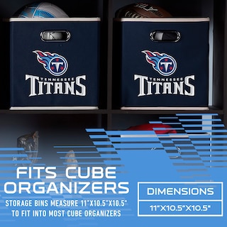 Foto 3 | Contenedor De Almacenamiento Franklin Sports Nfl Tennessee Titans - Venta Internacional.