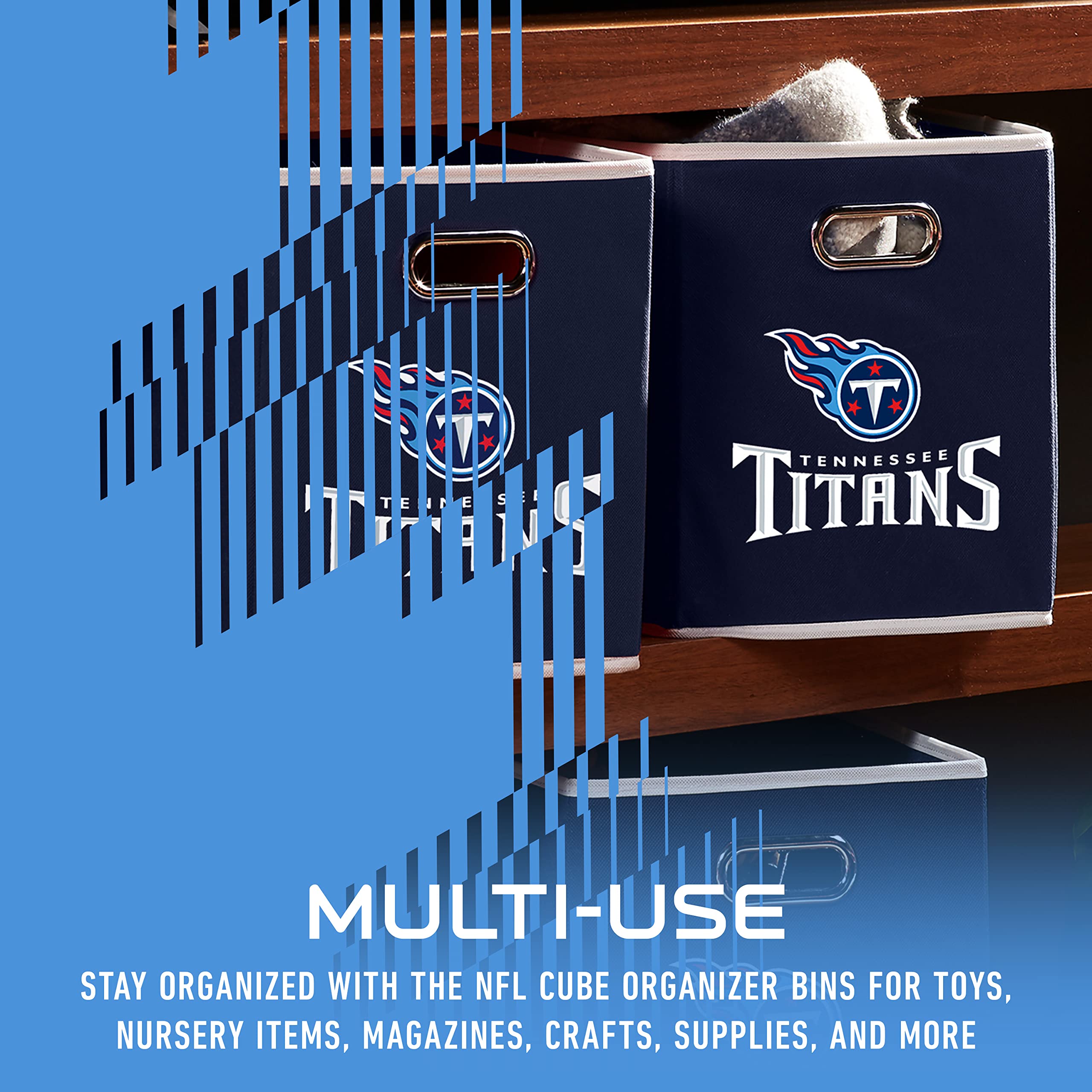 Foto 6 pulgar | Contenedor De Almacenamiento Franklin Sports Nfl Tennessee Titans - Venta Internacional.