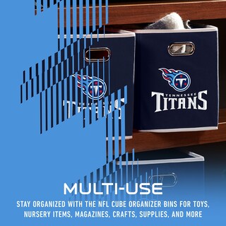 Foto 5 | Contenedor De Almacenamiento Franklin Sports Nfl Tennessee Titans - Venta Internacional.