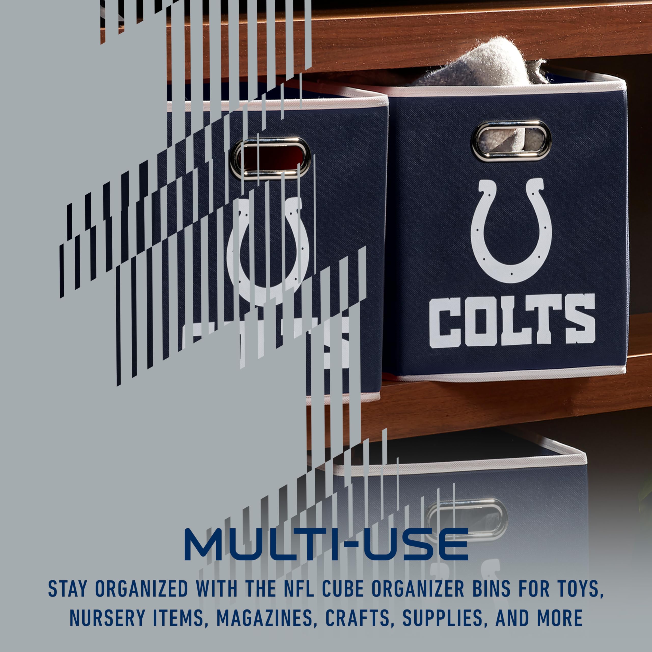 Foto 7 pulgar | Contenedor De Almacenamiento Franklin Sports Nfl Indianapolis Colts - Venta Internacional.