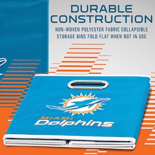 Foto 4 | Contenedor De Almacenamiento Franklin Sports Nfl Miami Dolphins - Venta Internacional.