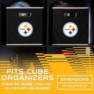 Foto 3 | Contenedor De Almacenamiento Franklin Sports Nfl Pittsburgh Steelers - Venta Internacional.