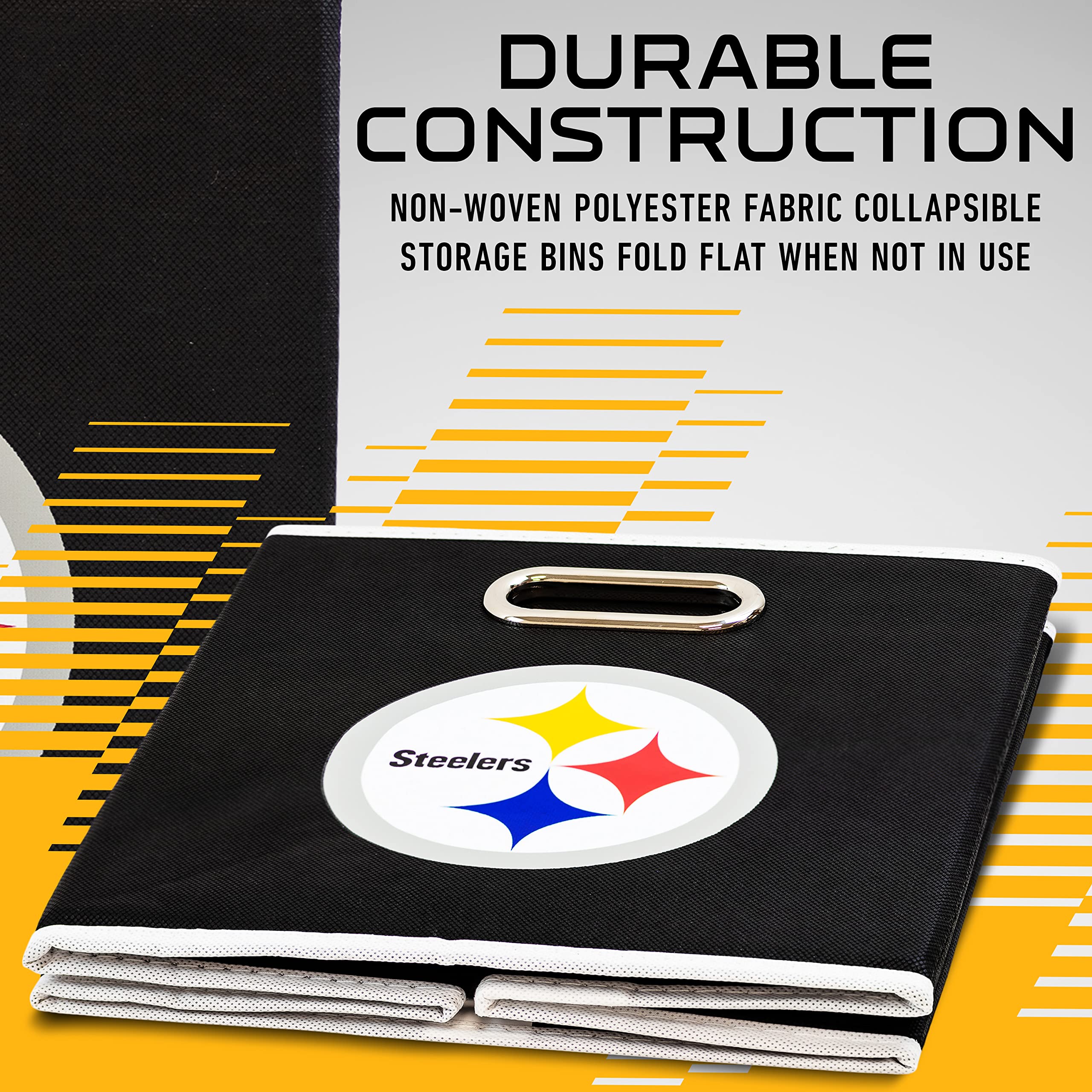 Foto 5 pulgar | Contenedor De Almacenamiento Franklin Sports Nfl Pittsburgh Steelers - Venta Internacional.