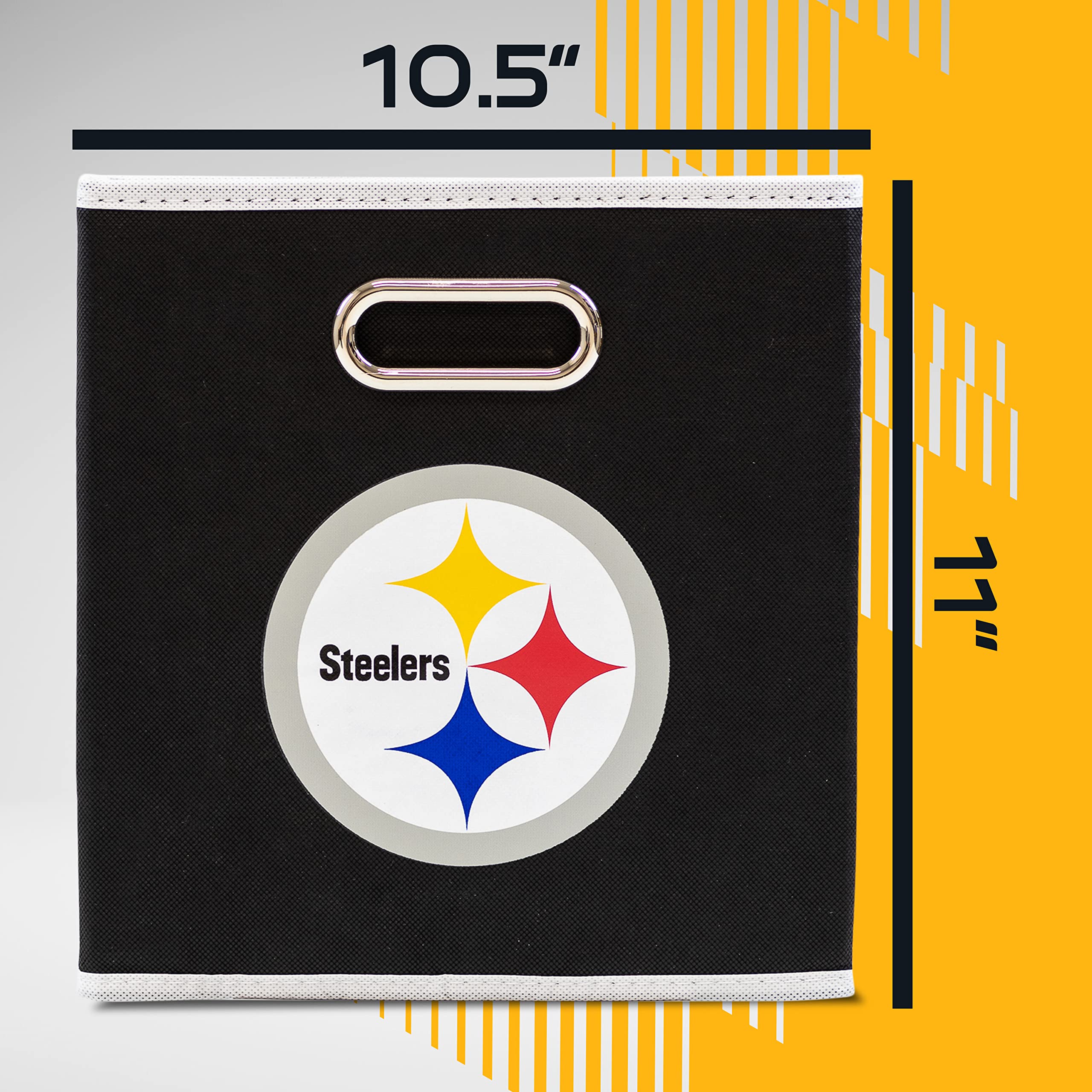 Foto 7 | Contenedor De Almacenamiento Franklin Sports Nfl Pittsburgh Steelers - Venta Internacional.