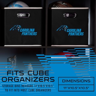 Foto 3 | Contenedor De Almacenamiento Franklin Sports Nfl Carolina Panthers - Venta Internacional.