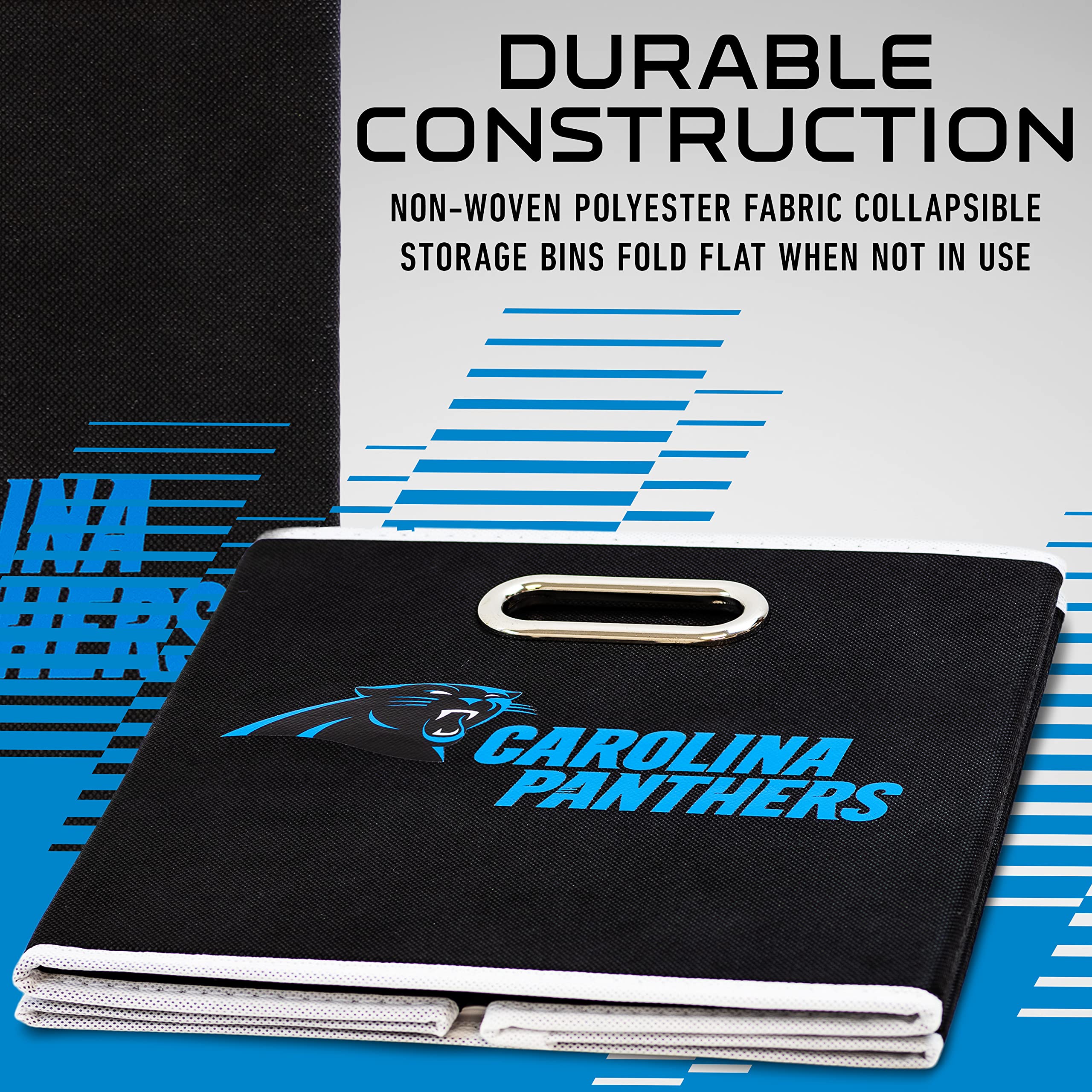 Foto 5 pulgar | Contenedor De Almacenamiento Franklin Sports Nfl Carolina Panthers - Venta Internacional.