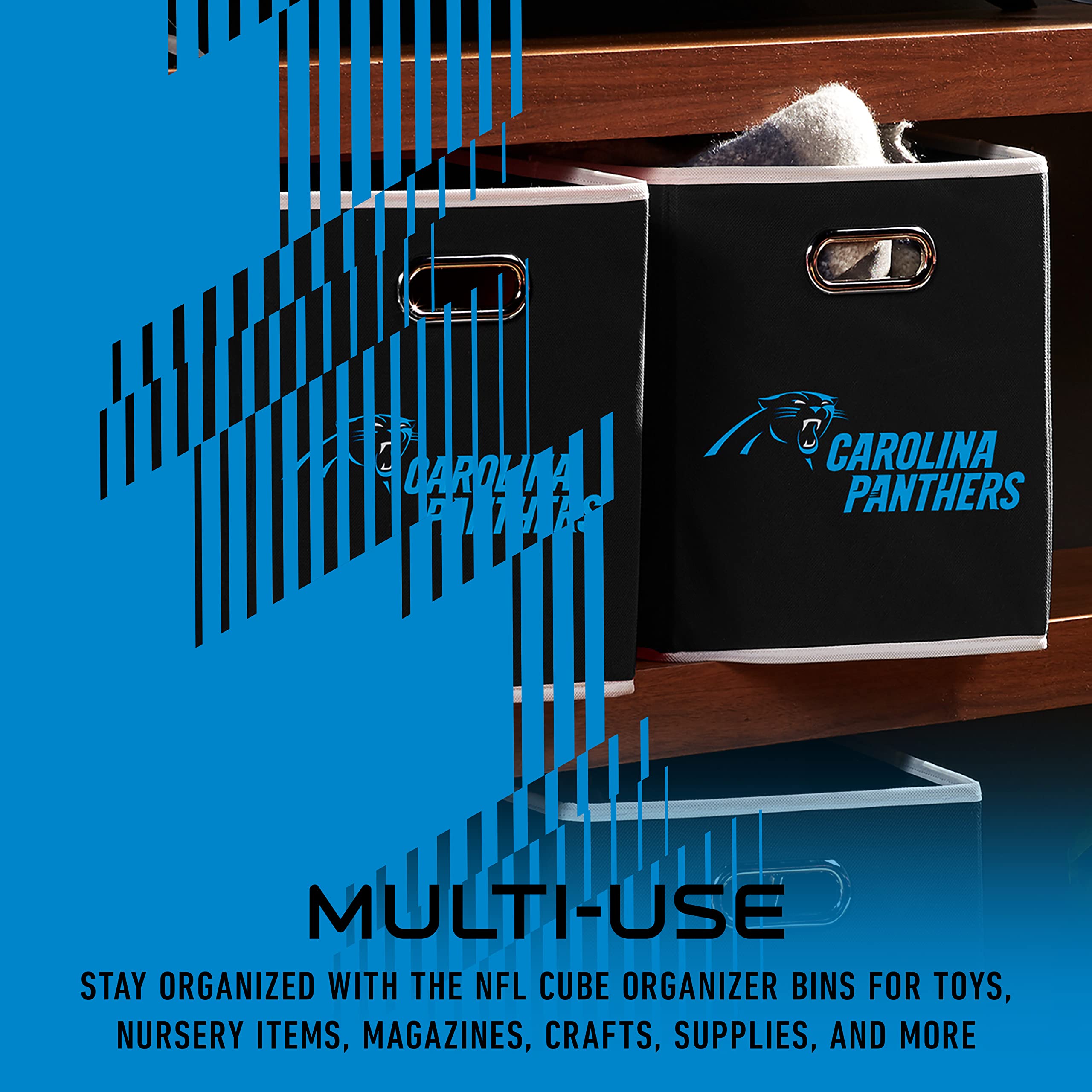 Foto 5 | Contenedor De Almacenamiento Franklin Sports Nfl Carolina Panthers - Venta Internacional.