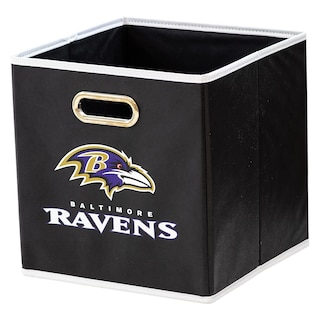 Foto 1 | Cubo De Almacenamiento Franklin Sports Nfl Baltimore Ravens De 11 X 11 Cm - Venta Internacional.