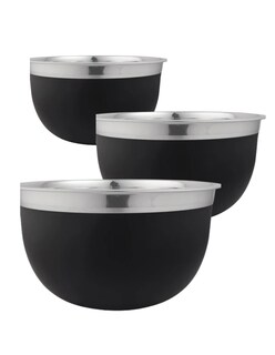 Foto 1 | Bowl Acero Inoxidable Juego De Tazones 3pz C/tapa Royal Haus