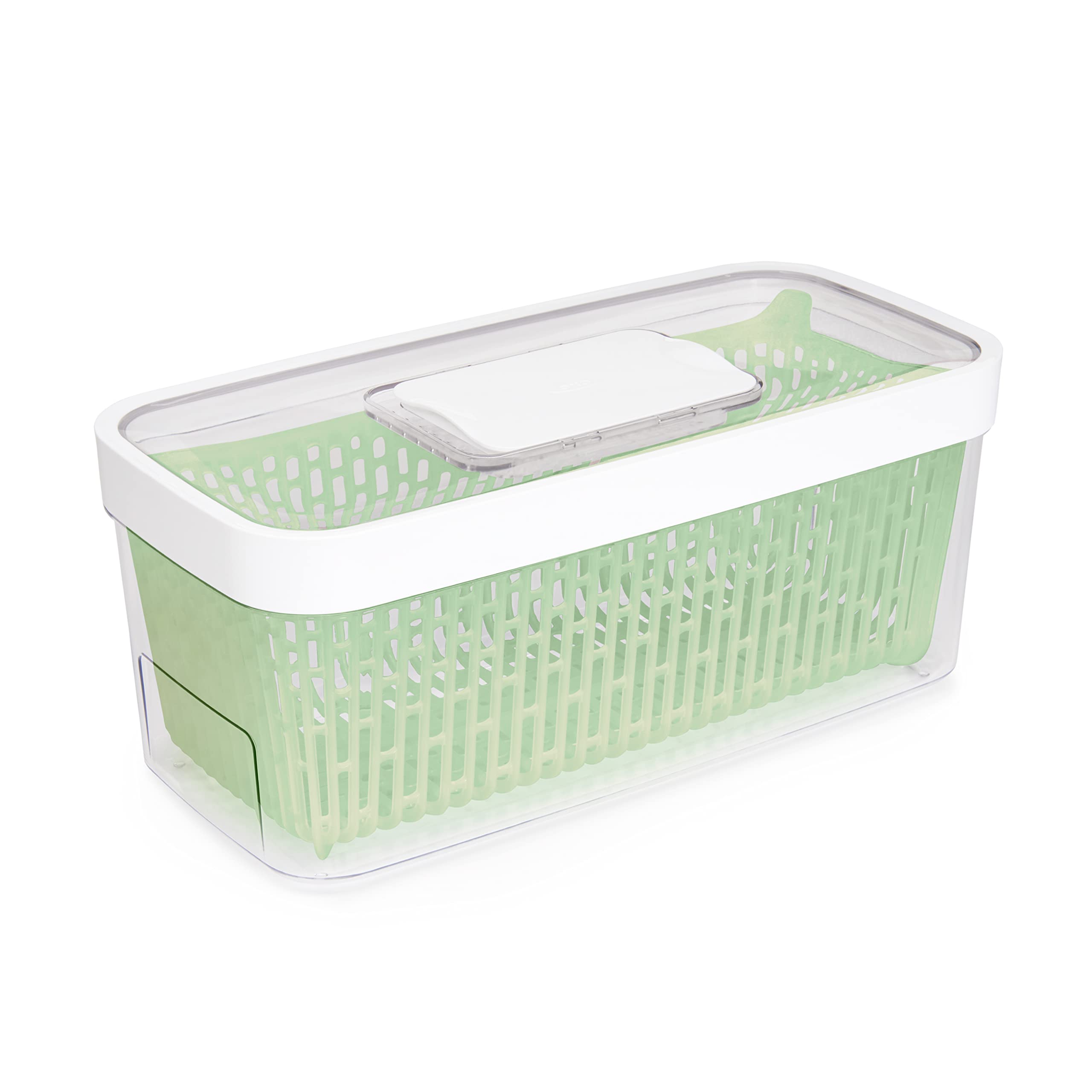 Foto 2 pulgar | Produce Keeper Oxo Good Grips Greensaver Large, 4,7 L, Color Blanco - Venta Internacional.