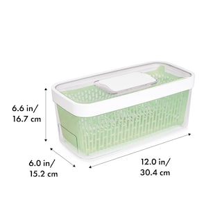 Foto 2 | Produce Keeper Oxo Good Grips Greensaver Large, 4,7 L, Color Blanco - Venta Internacional.