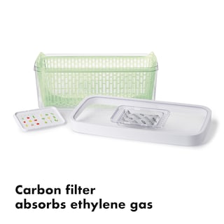 Foto 4 | Produce Keeper Oxo Good Grips Greensaver Large, 4,7 L, Color Blanco - Venta Internacional.