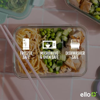 Foto 5 | Set De Almacenamiento De Alimentos Ello Color Lock, 12 Piezas, Vidrio Mixto - Venta Internacional.