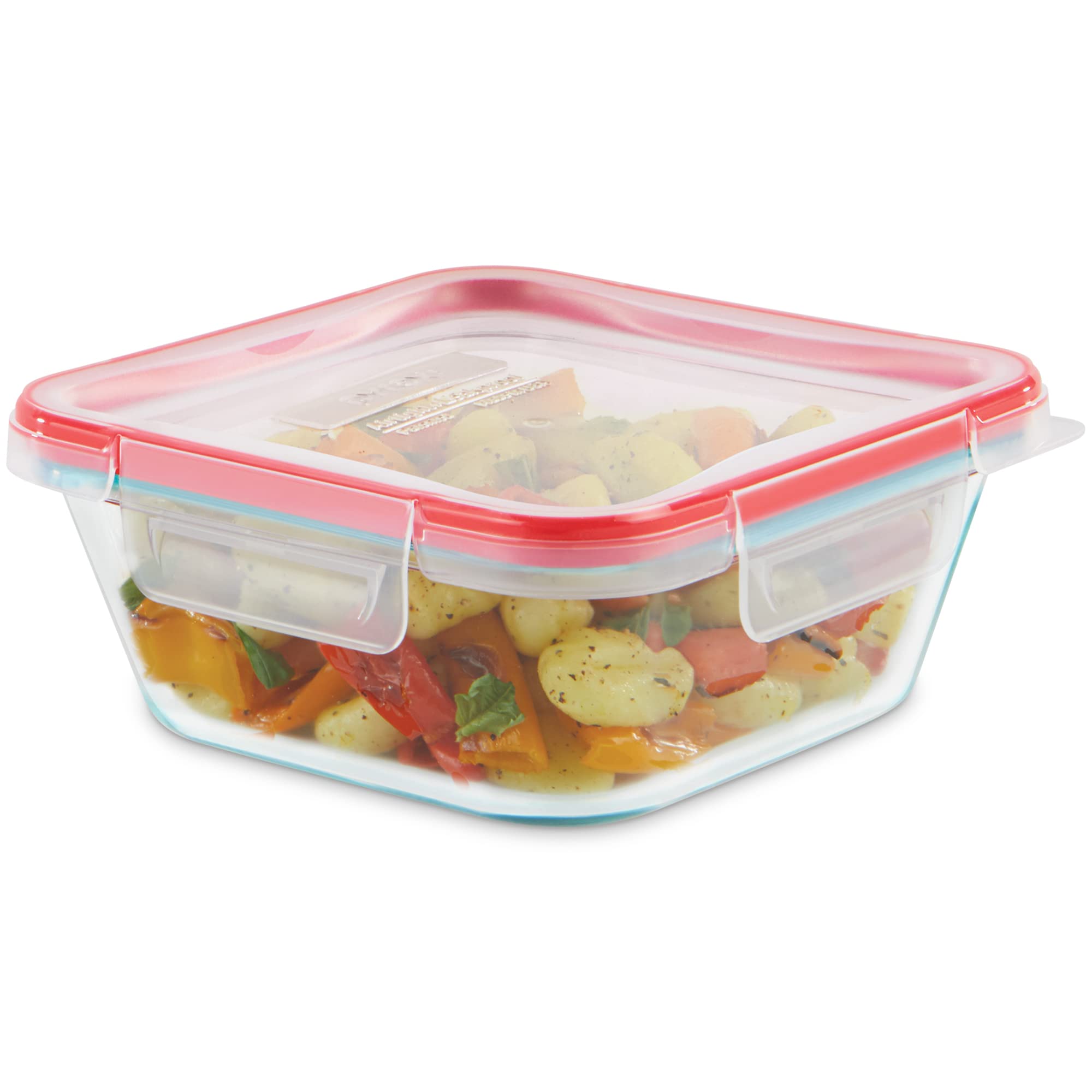 Recipiente De Almacenamiento De Alimentos Pyrex Freshlock Glass, 4 Tazas - Venta Internacional.