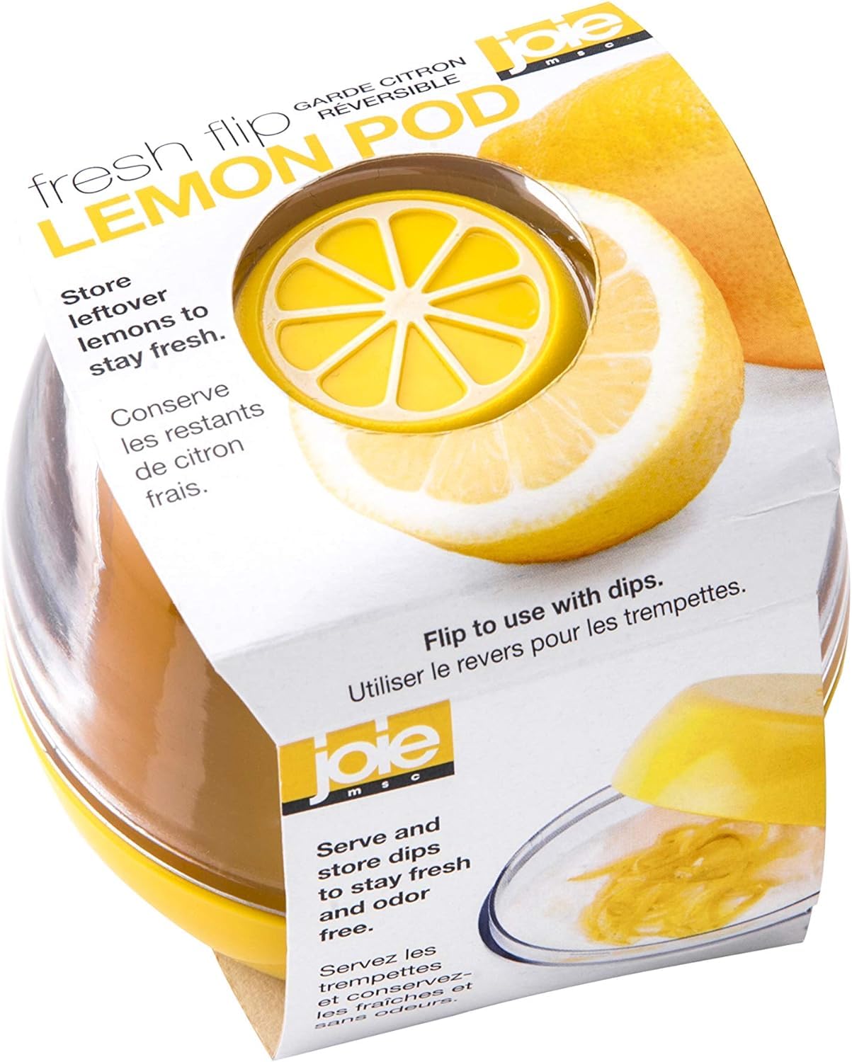 Foto 3 pulgar | Contenedor De Almacenamiento Joie Fresh Flip Pod Lemon Sin Bpa - Venta Internacional.