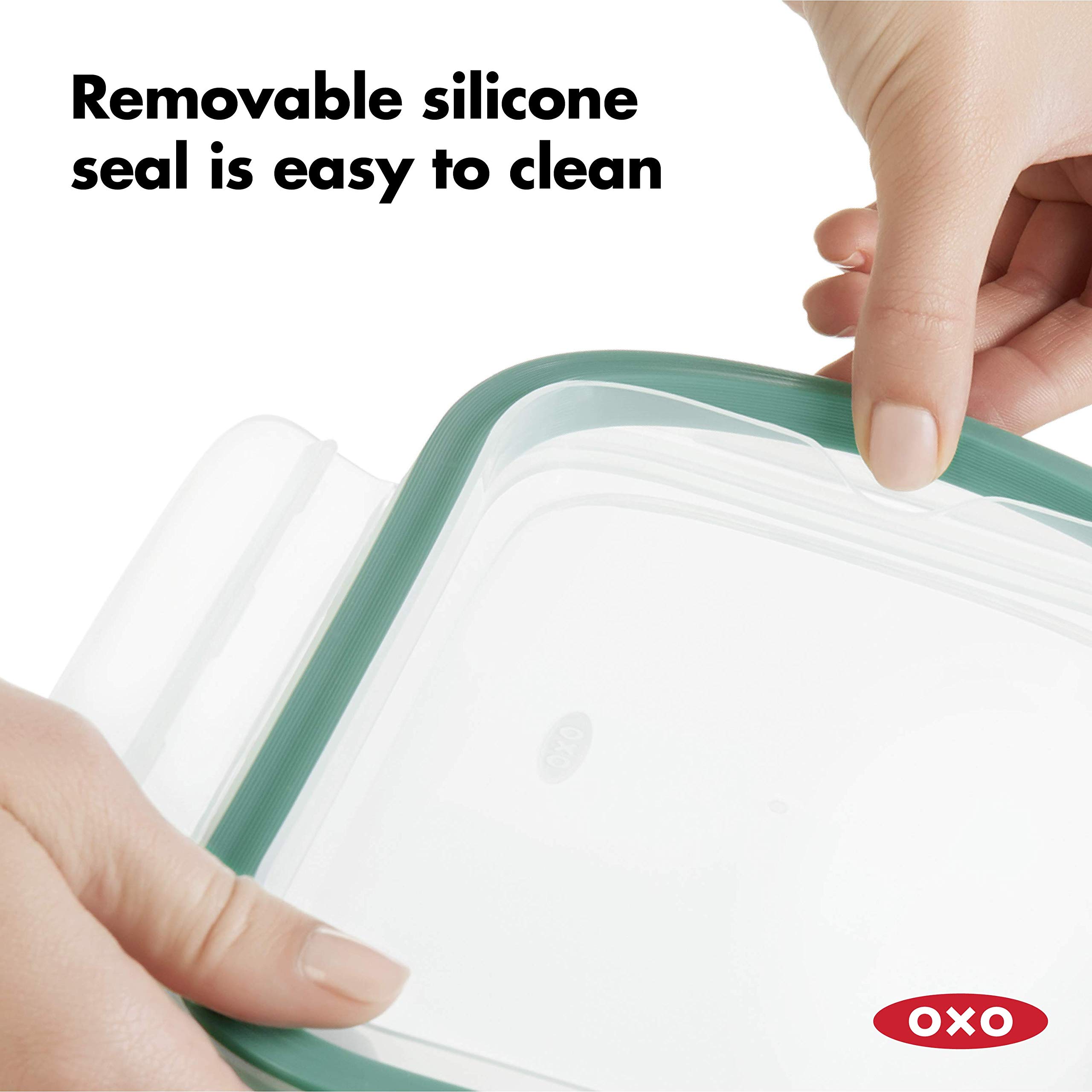 Foto 5 pulgar | Contenedor Oxo Good Grips Smart Seal Glass 1.9l - Venta Internacional.