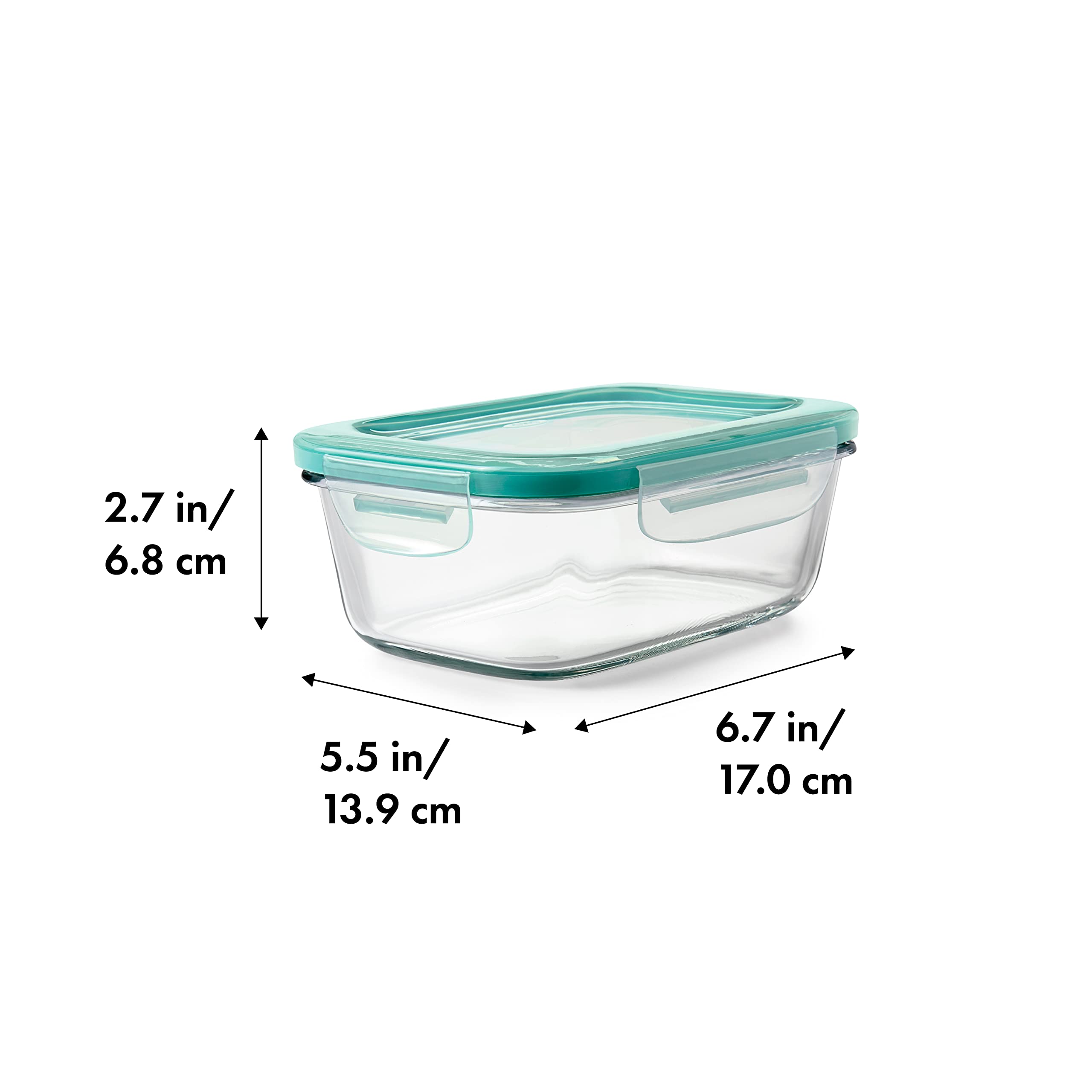 Foto 3 pulgar | Recipiente De Almacenamiento De Alimentos Oxo Good Grips Smart Seal De Vidrio De 830 Ml - Venta Internacional.