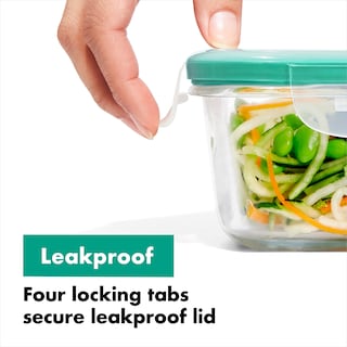 Foto 3 | Recipiente De Almacenamiento De Alimentos Oxo Good Grips Smart Seal De Vidrio De 830 Ml - Venta Internacional.