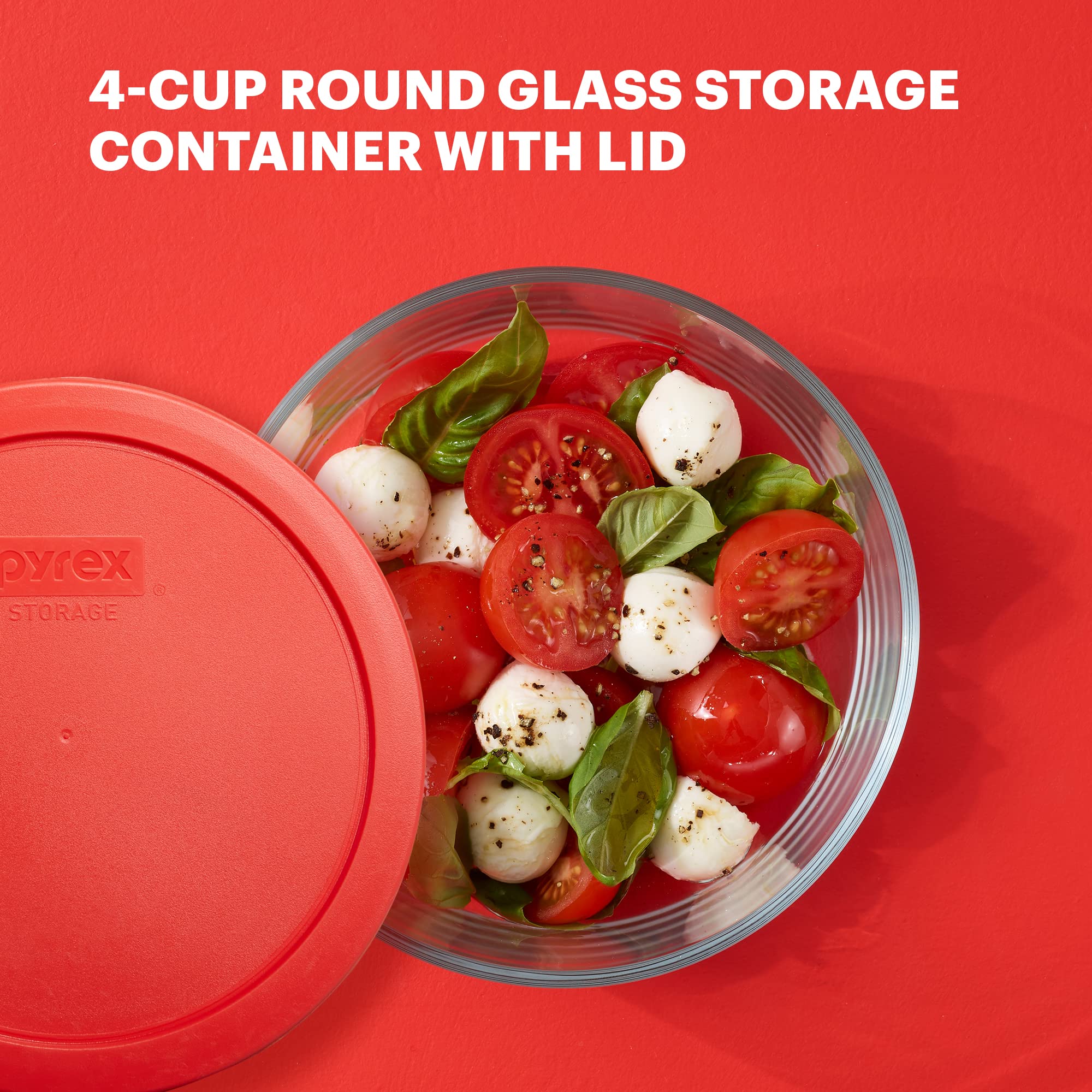 Foto 2 | Recipiente De Almacenamiento De Alimentos Pyrex Simply Store Para 4 Tazas (paquete De 4) - Venta Internacional.