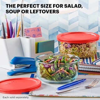 Foto 3 | Recipiente De Almacenamiento De Alimentos Pyrex Simply Store Para 4 Tazas (paquete De 4) - Venta Internacional.