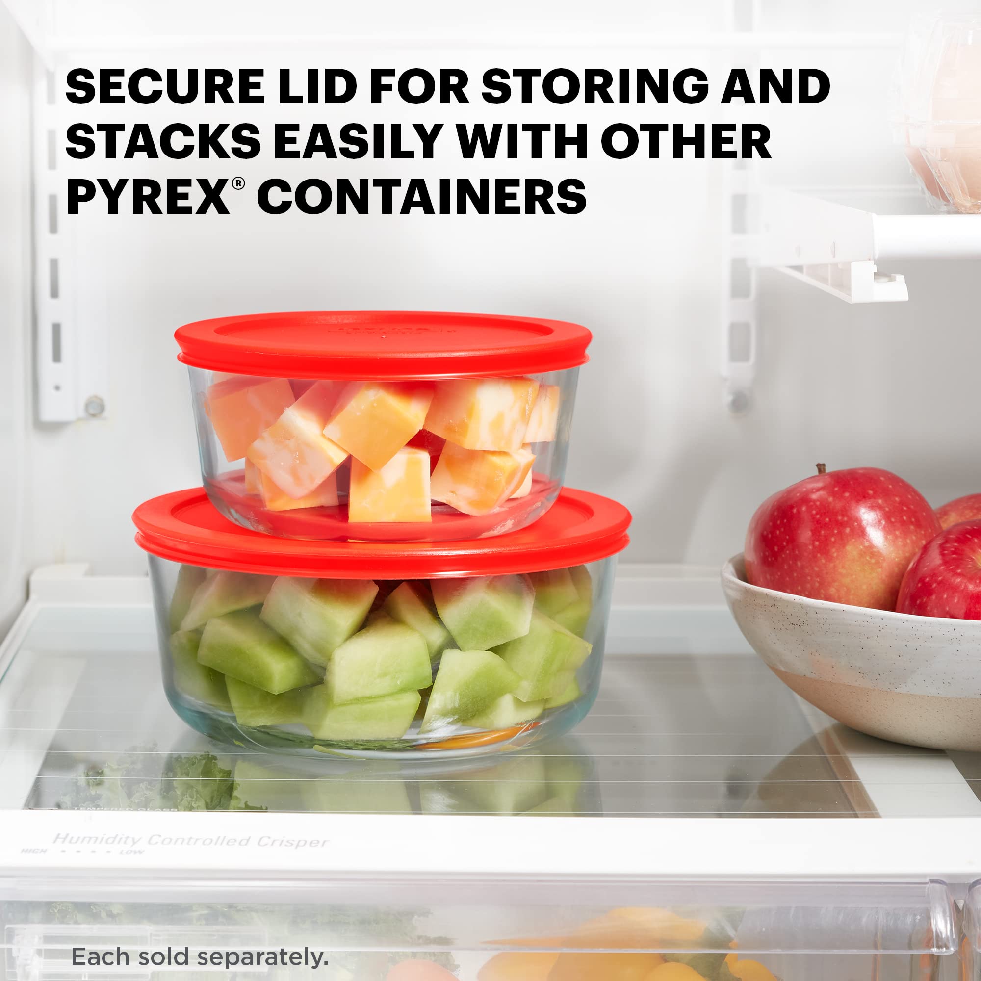 Foto 4 | Recipiente De Almacenamiento De Alimentos Pyrex Simply Store Para 4 Tazas (paquete De 4) - Venta Internacional.