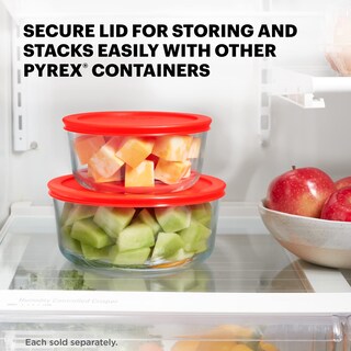 Foto 4 | Recipiente De Almacenamiento De Alimentos Pyrex Simply Store Para 4 Tazas (paquete De 4) - Venta Internacional.
