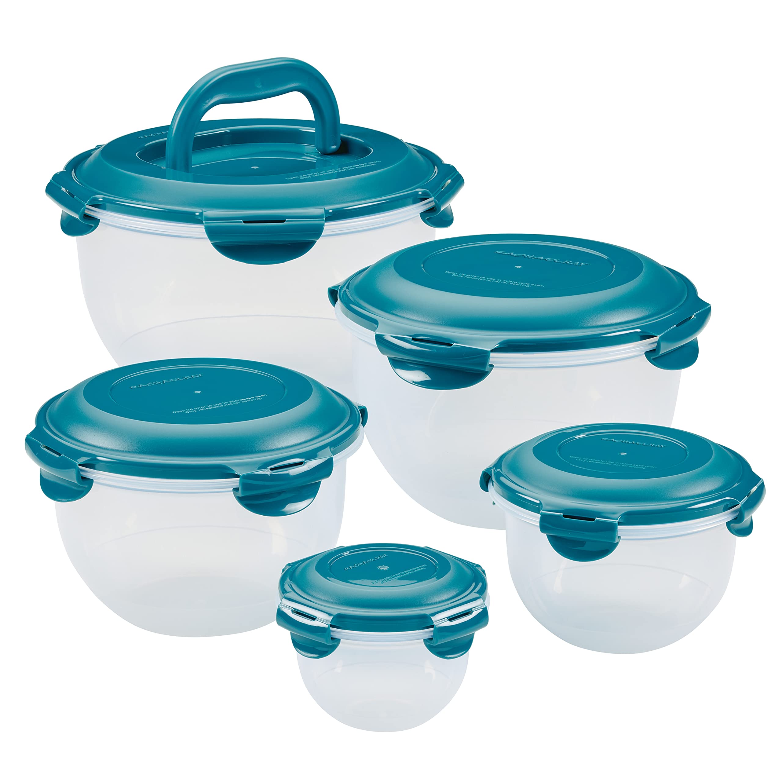 Foto 2 pulgar | Contenedor De Almacenamiento De Alimentos Rachael Ray A Prueba De Fugas, Juego De 10 Piezas - Venta Internacional.
