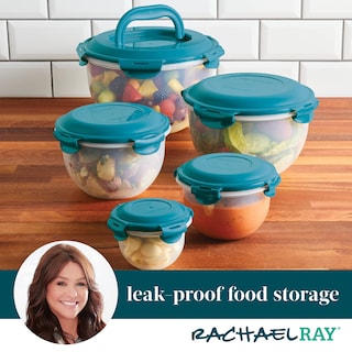 Foto 3 | Contenedor De Almacenamiento De Alimentos Rachael Ray A Prueba De Fugas, Juego De 10 Piezas - Venta Internacional.