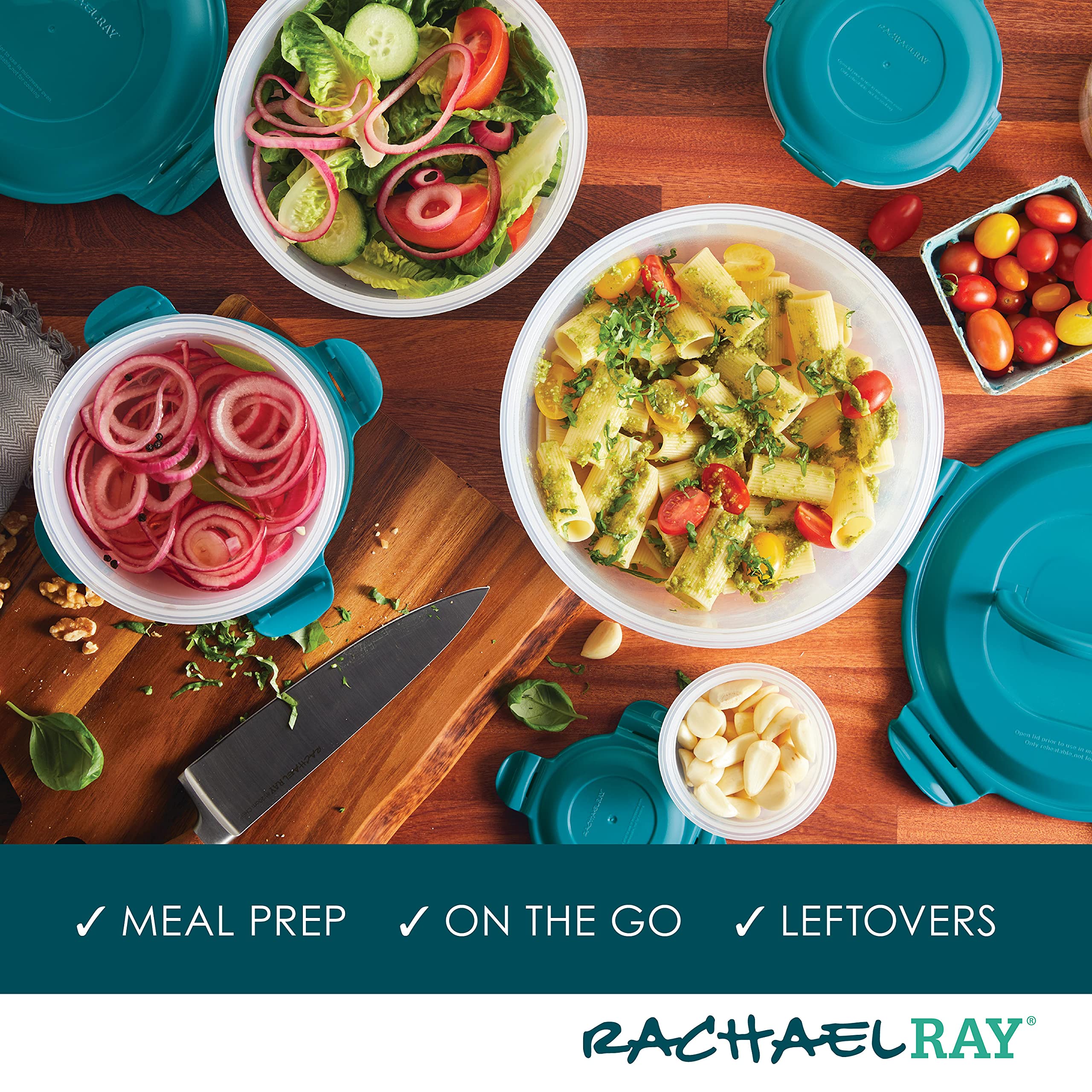 Foto 5 | Contenedor De Almacenamiento De Alimentos Rachael Ray A Prueba De Fugas, Juego De 10 Piezas - Venta Internacional.