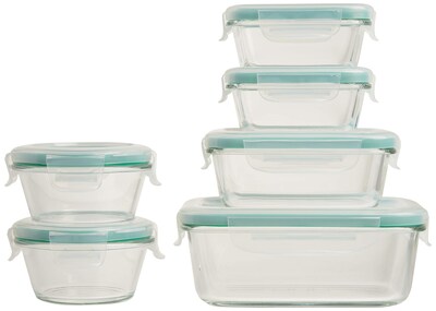 Foto 1 | Set De Recipientes De Vidrio Oxo Good Grips Smart Seal, 12 Piezas - Venta Internacional.