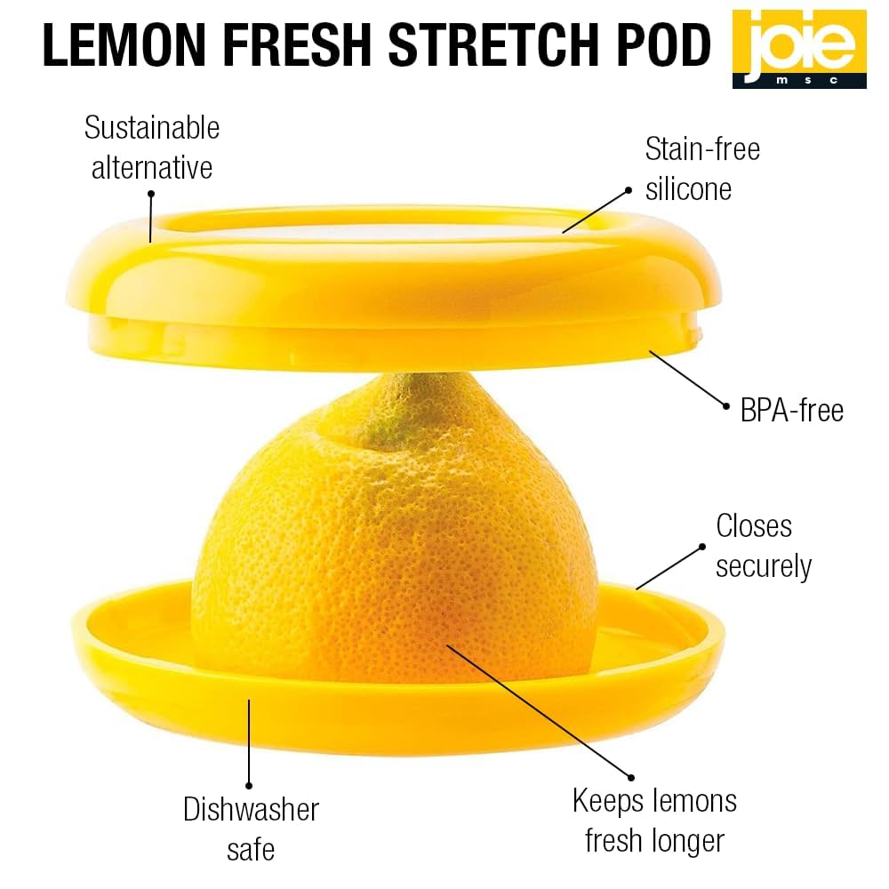 Foto 2 | Recipiente De Almacenamiento Joie Fresh Stretch Pod Lemon Silicone - Venta Internacional.