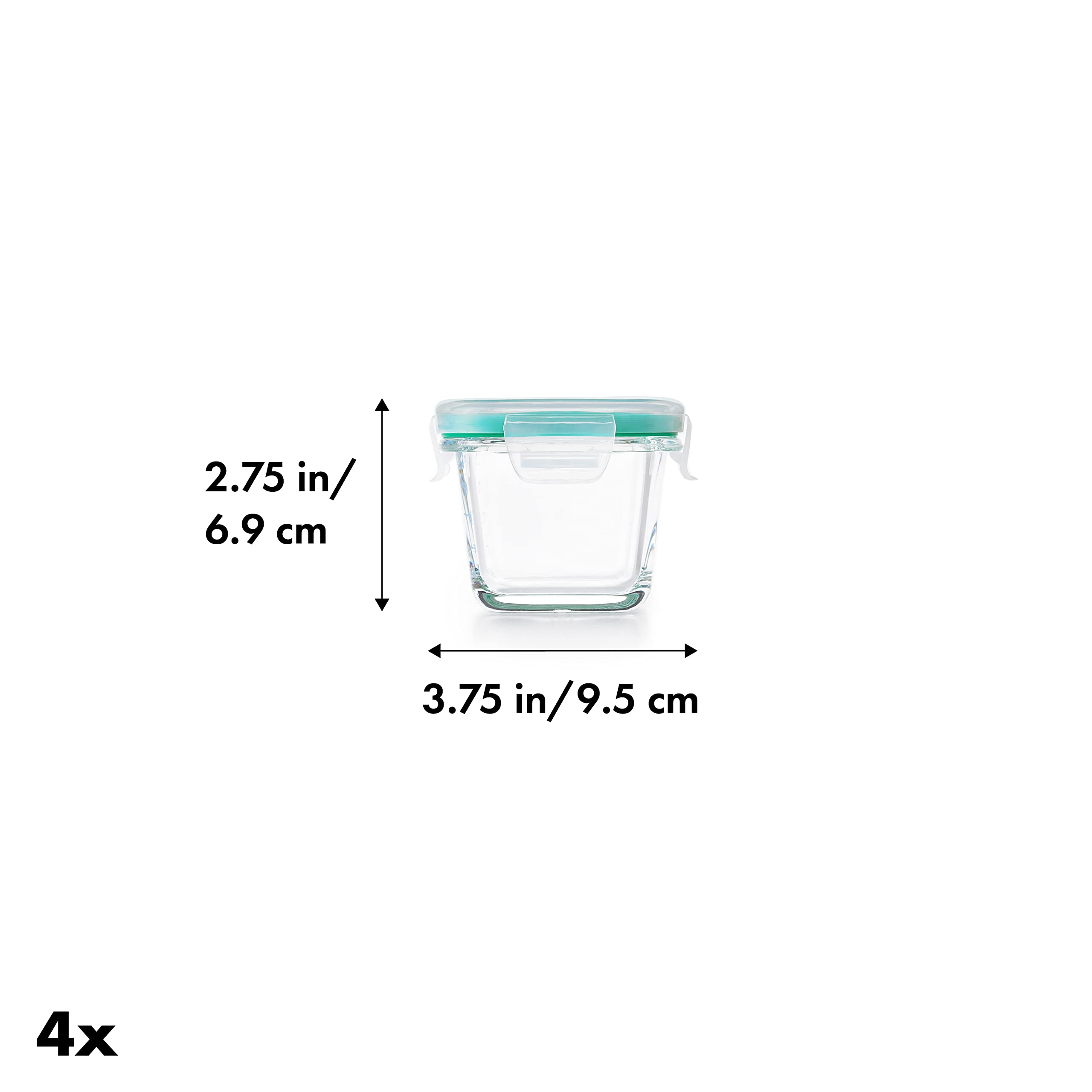 Foto 3 pulgar | Set De Contenedores Oxo Good Grips Smart Seal A Prueba De Fugas 120 Ml X2 - Venta Internacional.