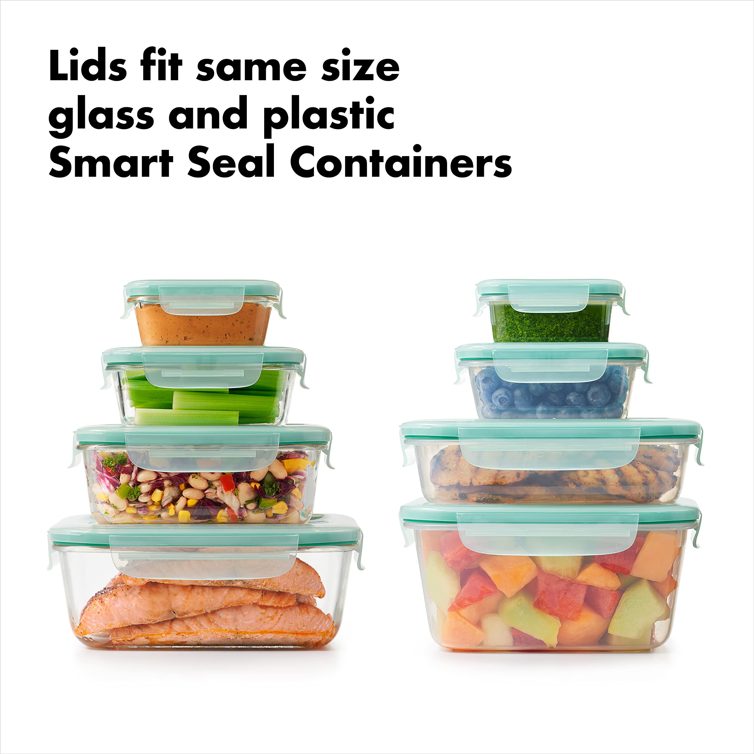 Foto 7 | Set De Contenedores Oxo Good Grips Smart Seal A Prueba De Fugas 120 Ml X2 - Venta Internacional.
