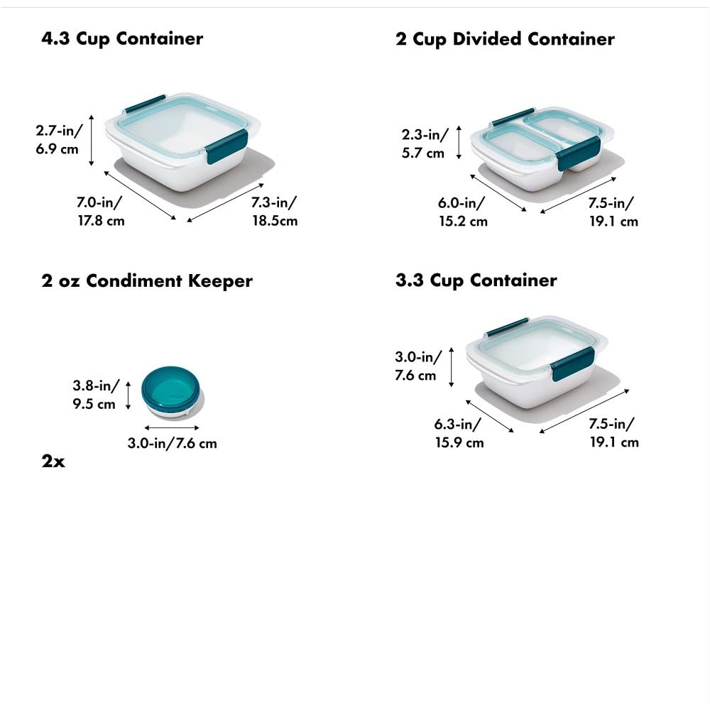 Foto 4 pulgar | Set De Contenedores Oxo Prep And Go, 10 Piezas - Venta Internacional.
