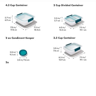 Foto 3 | Set De Contenedores Oxo Prep And Go, 10 Piezas - Venta Internacional.