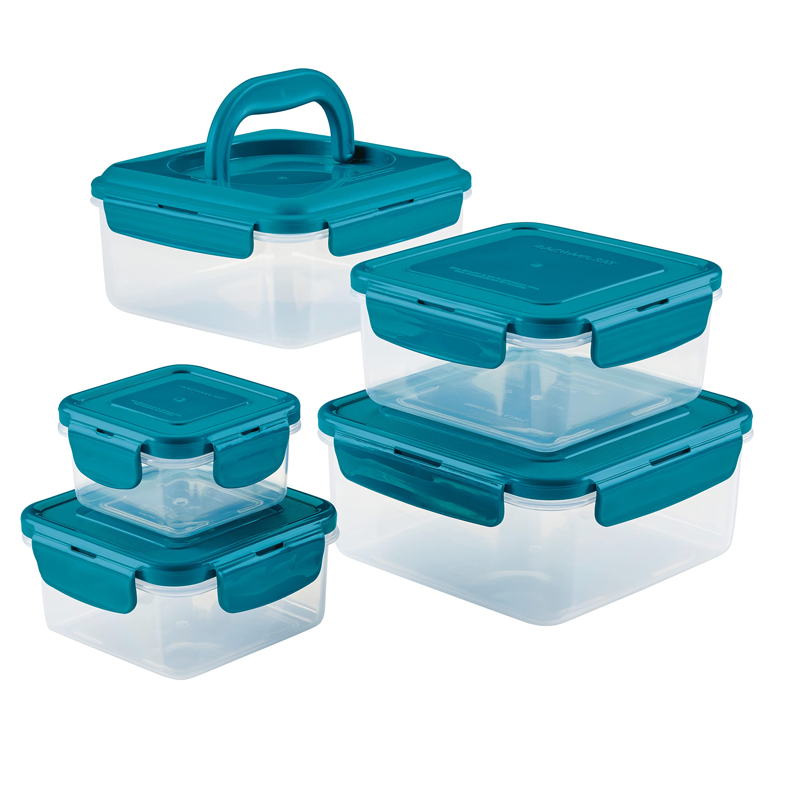 Foto 1 | Contenedor De Almacenamiento De Alimentos Rachael Ray A Prueba De Fugas, Juego De 10 Piezas - Venta Internacional.
