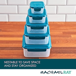 Foto 3 | Contenedor De Almacenamiento De Alimentos Rachael Ray A Prueba De Fugas, Juego De 10 Piezas - Venta Internacional.