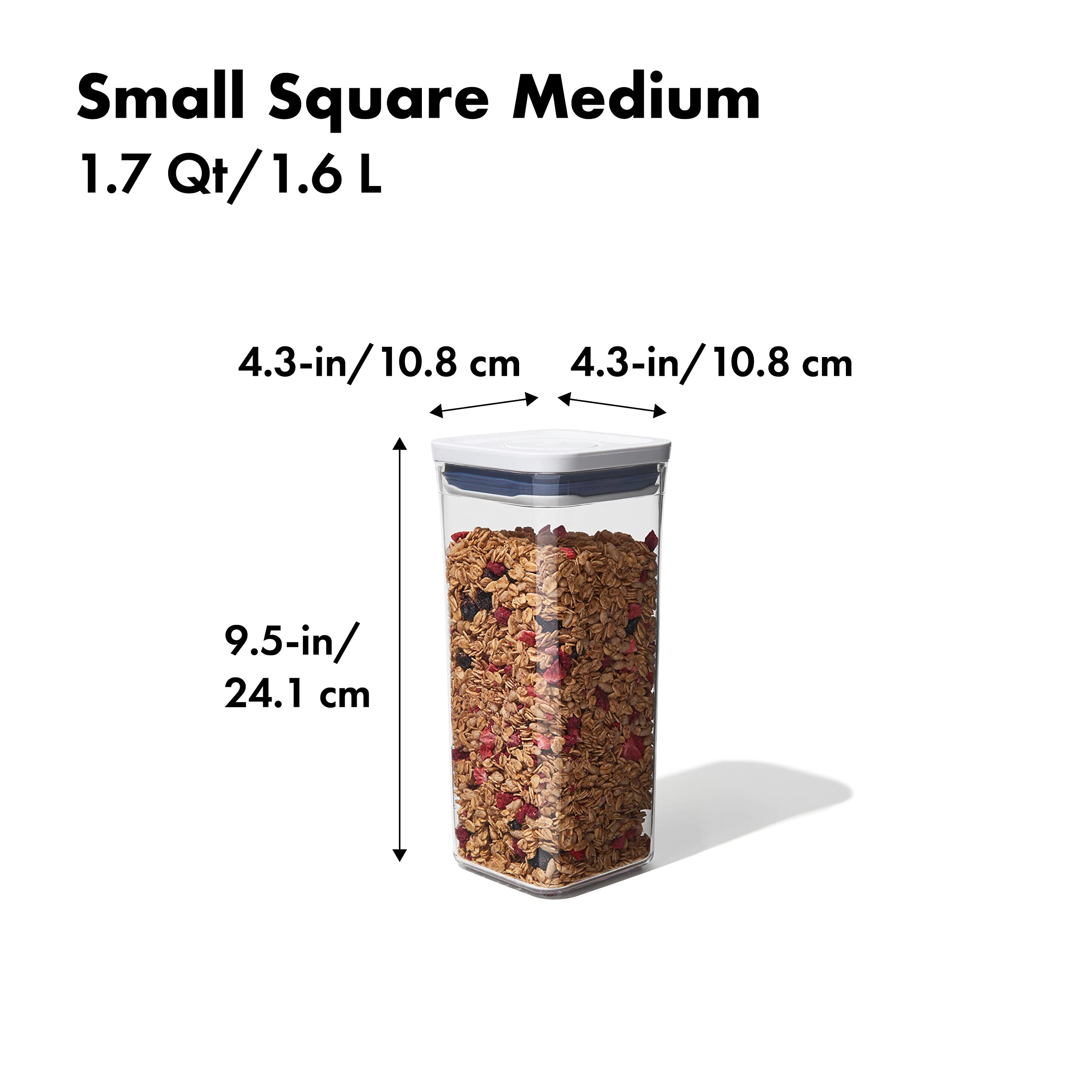 Foto 2 | Recipiente De Almacenamiento De Alimentos Oxo Good Grips Pop Hermético 1.6l - Venta Internacional.