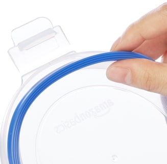 Foto 6 | Contenedores De Almacenamiento De Alimentos Amazon Basics De Vidrio A Prueba De Fugas, 14 Piezas - Venta Internacional.
