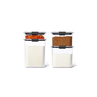 Foto 1 | Recipientes Rubbermaid Brilliance Para Almacenar Alimentos, Juego De 4 - Venta Internacional.